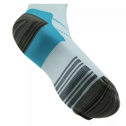 1 Pair L/XL Compression Socks Sleeves Heel Ankle Foot Pain Fasciitis Relief