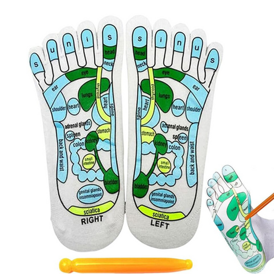 Breathable Sock Unisex Yoga Anti Slip Foot Acupressure Reflexology