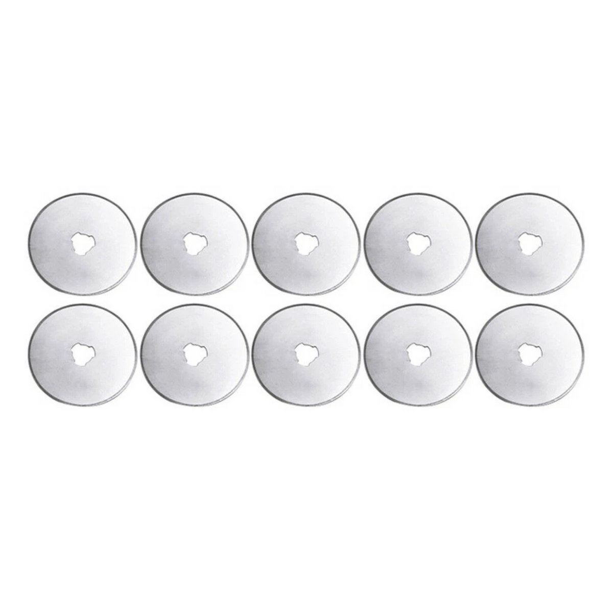 Rotary Cutter Refill Blades Set of 10 with Storage Box for Fabric Cutting