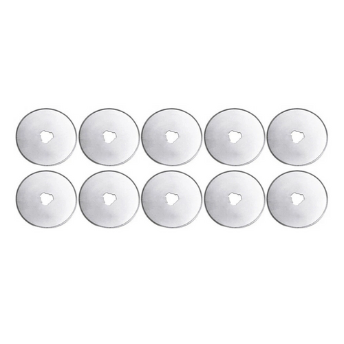 Rotary Cutter Refill Blades Set of 10 with Storage Box for Fabric Cutting