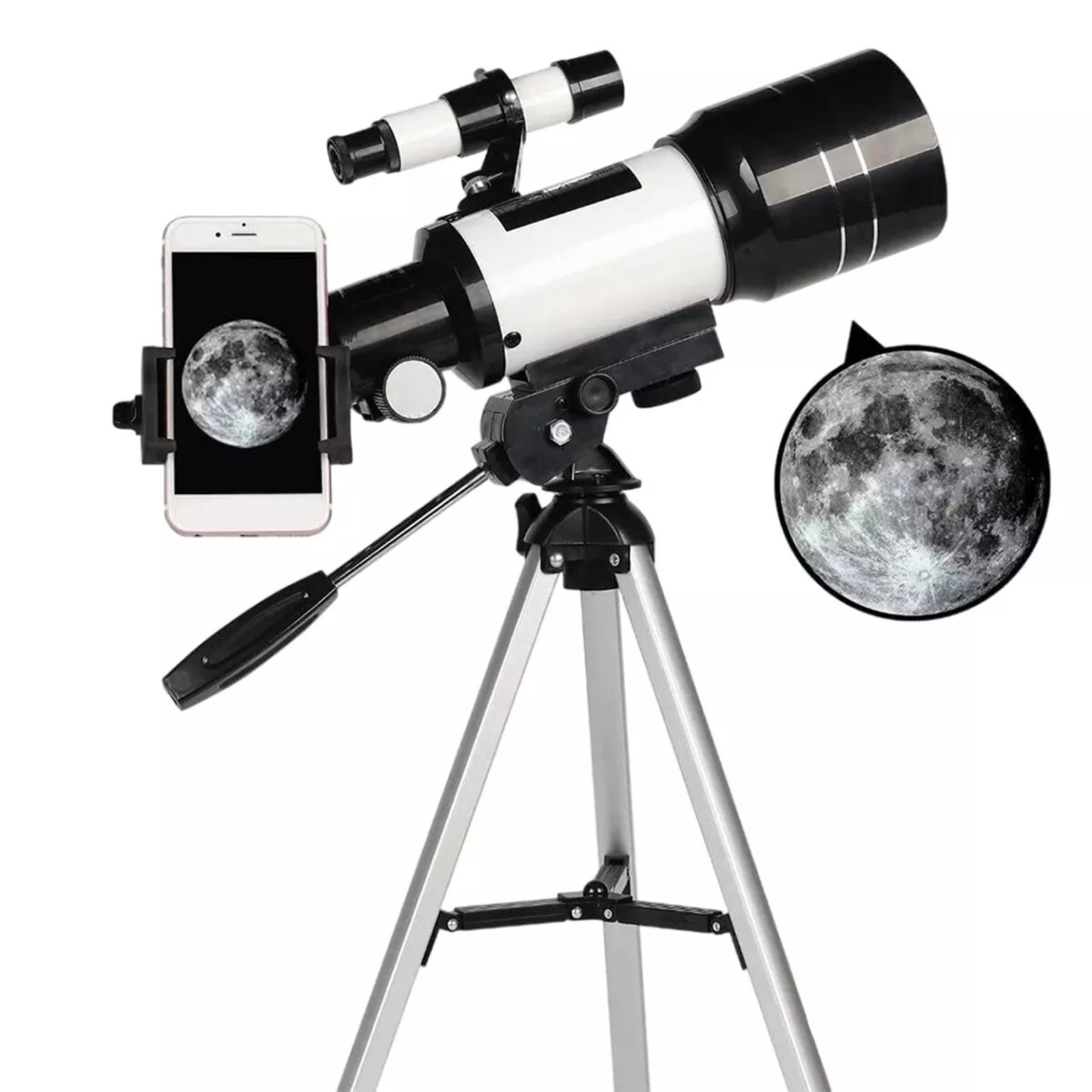 Tripod Lunar Mirror HD Viewing Professional Astronomical Telescope