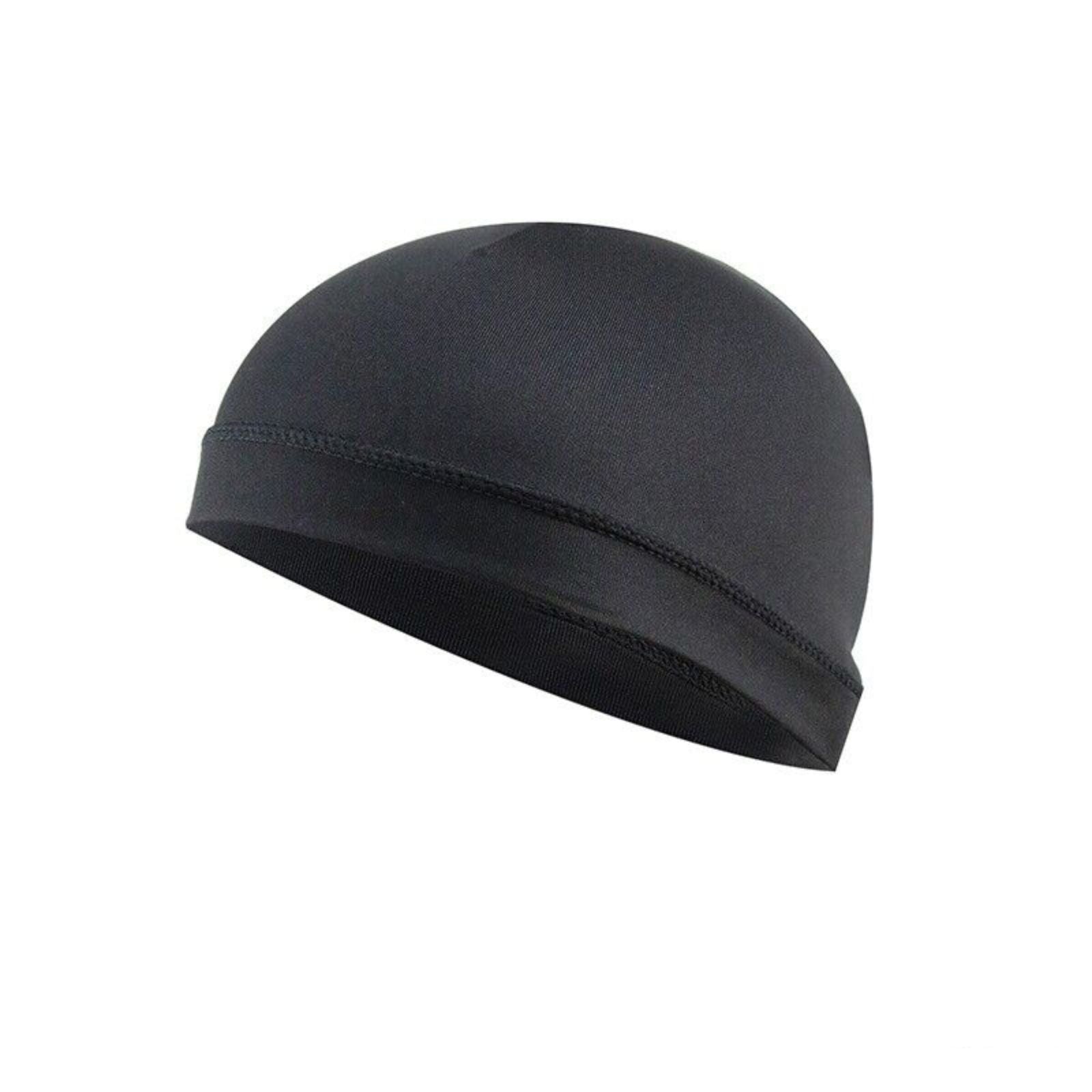 Motorcycle Helmet Liner Black Cycling Cap Running Beanie Wraps Skull Cap