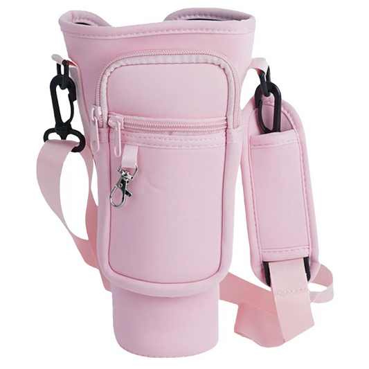 40oz Tumbler with Handle Water Bottle Carrier Bag With Adjustable Strap