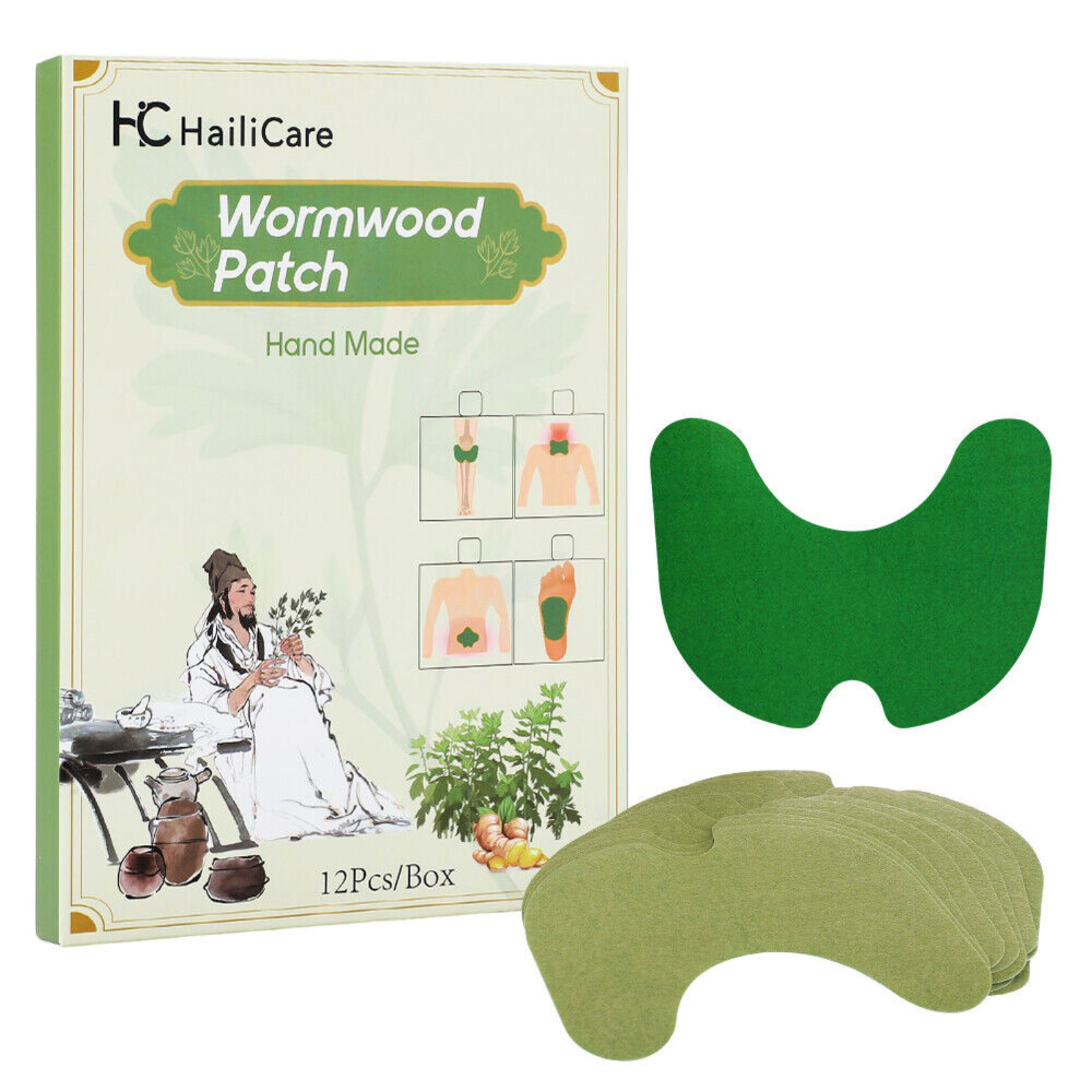 Plaster Sticker Wormwood Extract Pain Joint Neck Knee Ache Relief Patches