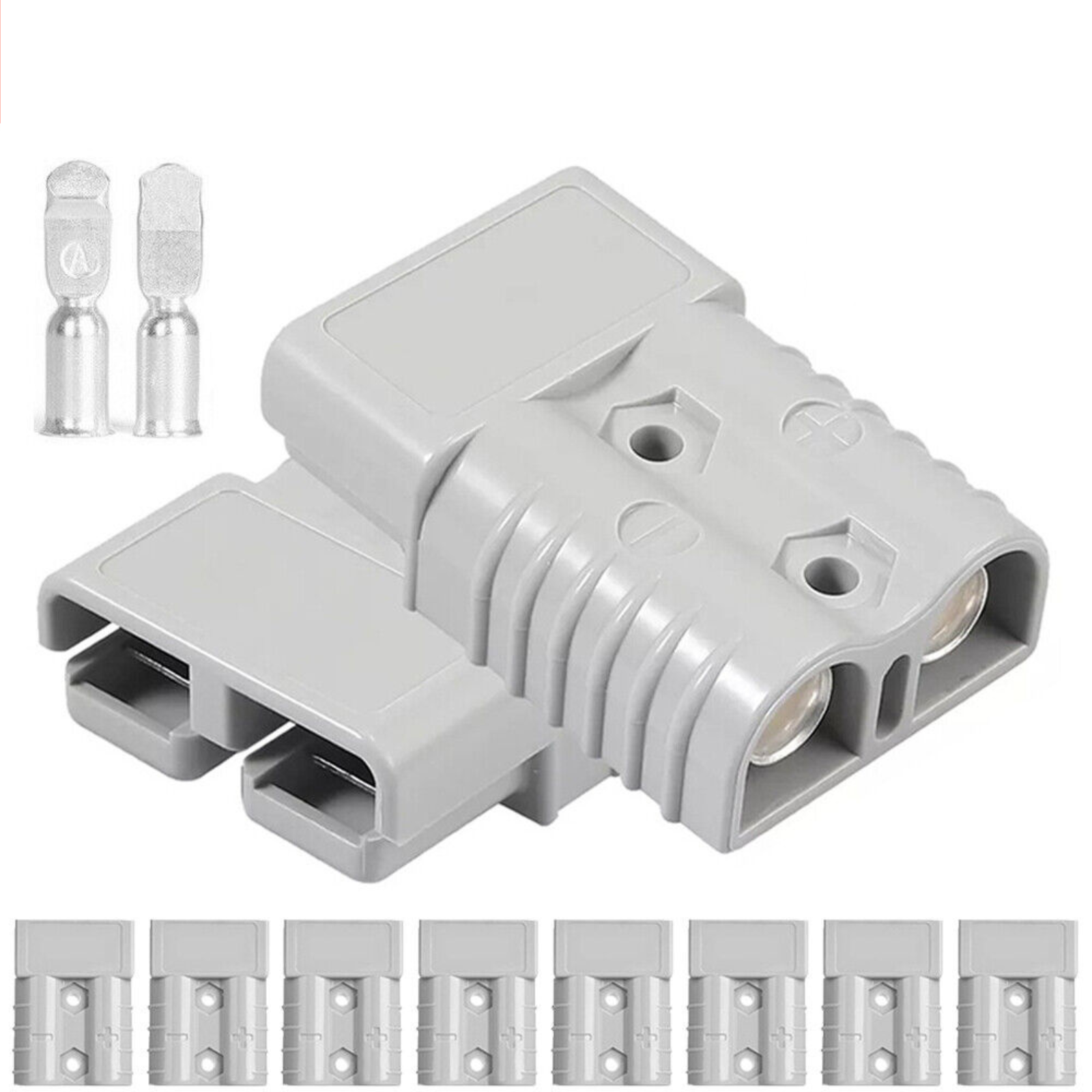 50 AMP 12-24V 6AWG 10x Anderson Style Plug Connector DC Power Tool
