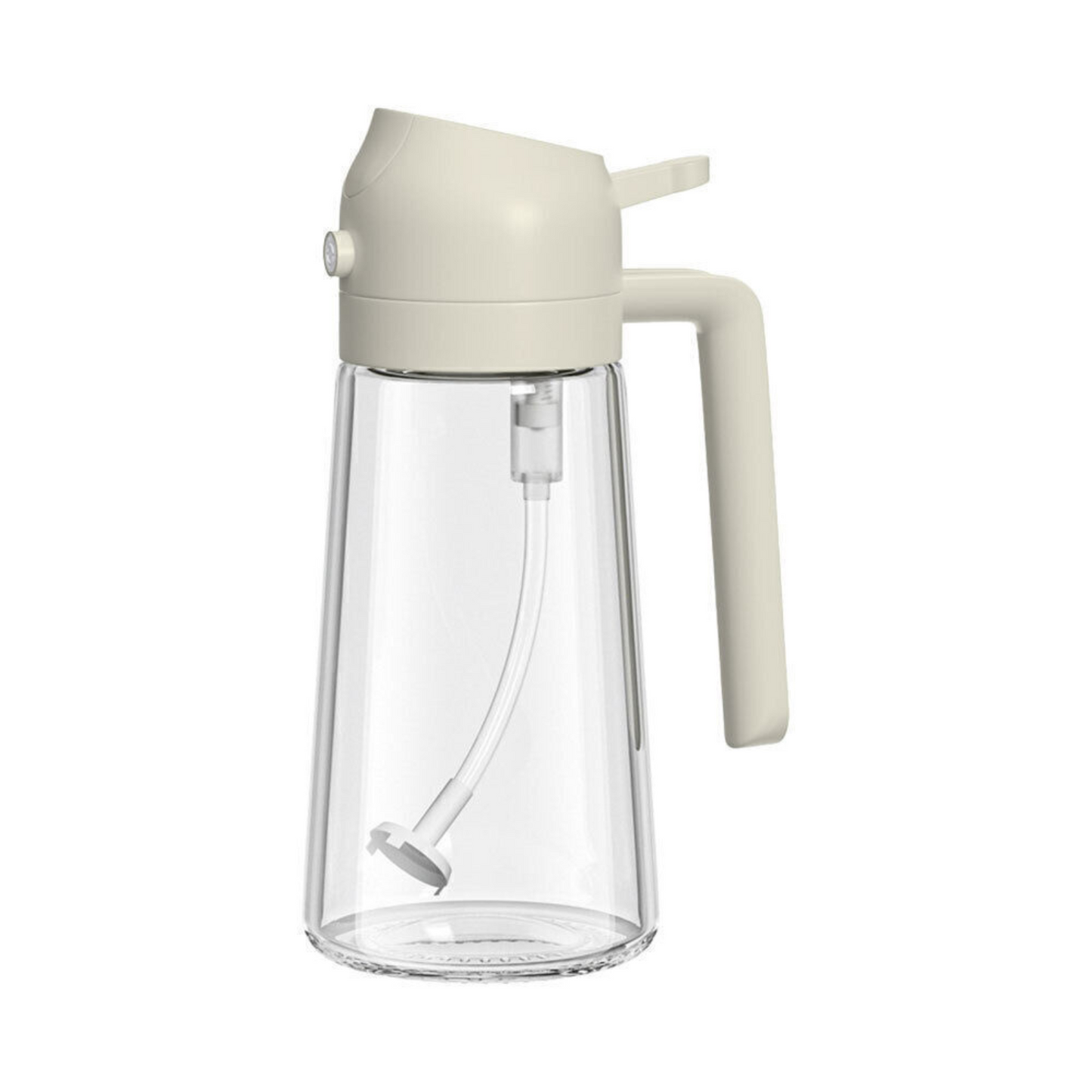 Cooking Baking BBQ Spray Bottle Kitchen Tool 2IN1 Oil Sprayer Dispenser White