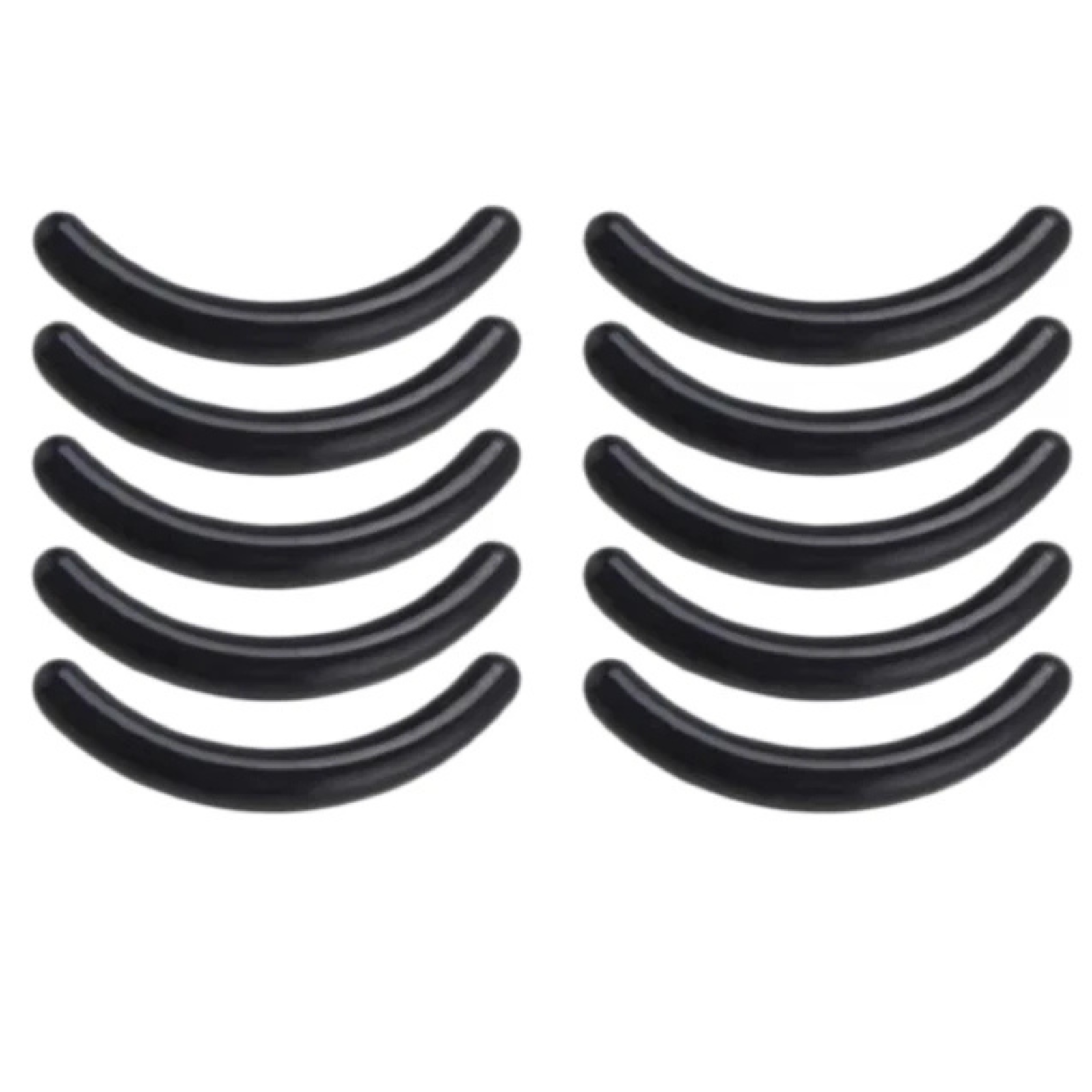 10x Replacement Eyelash Curler Circle Cosmetic Refill Rubber Pads Make Up Tool