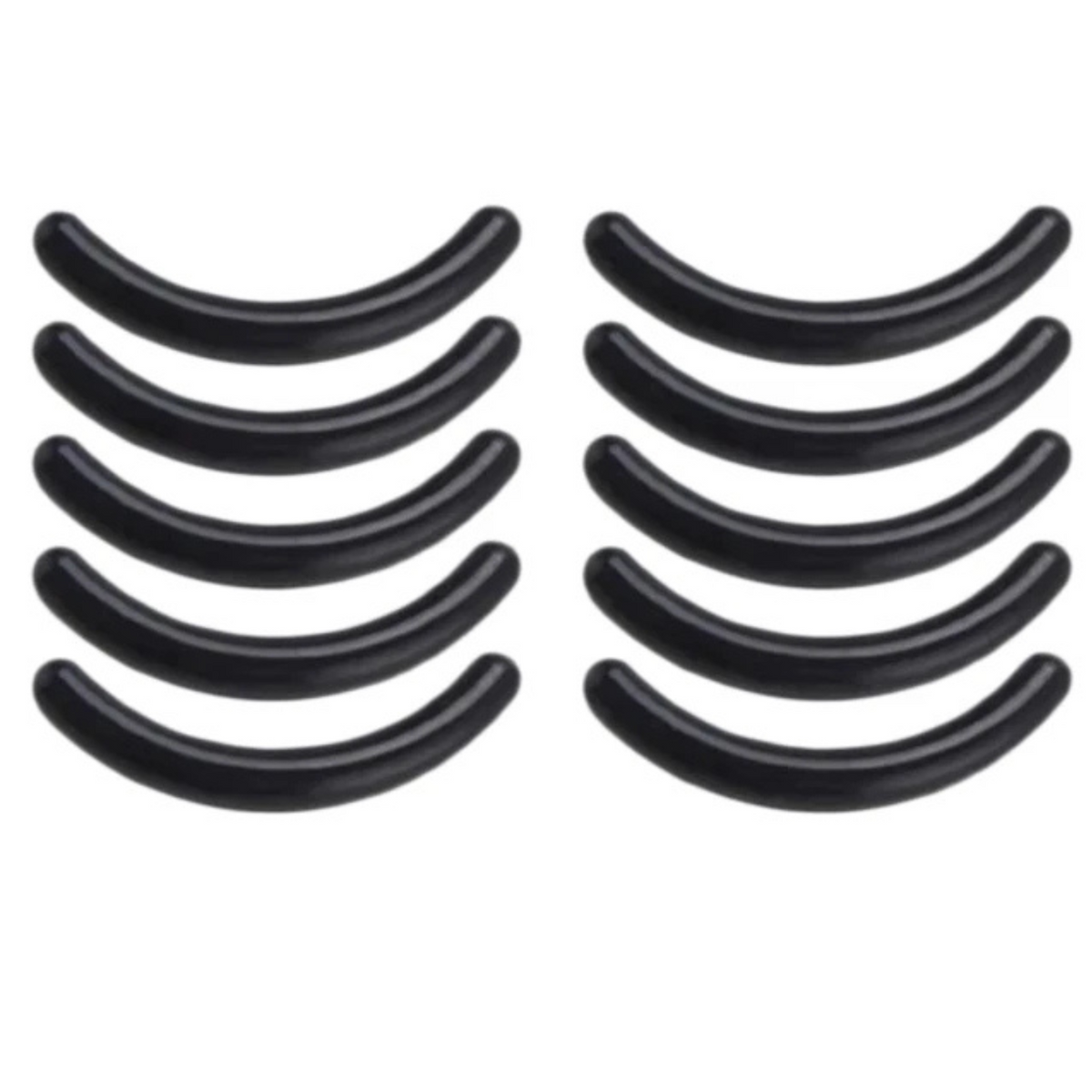 10x Replacement Eyelash Curler Circle Cosmetic Refill Rubber Pads Make Up Tool