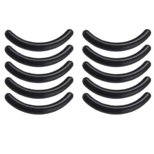 10x Replacement Eyelash Curler Circle Cosmetic Refill Rubber Pads Make Up Tool