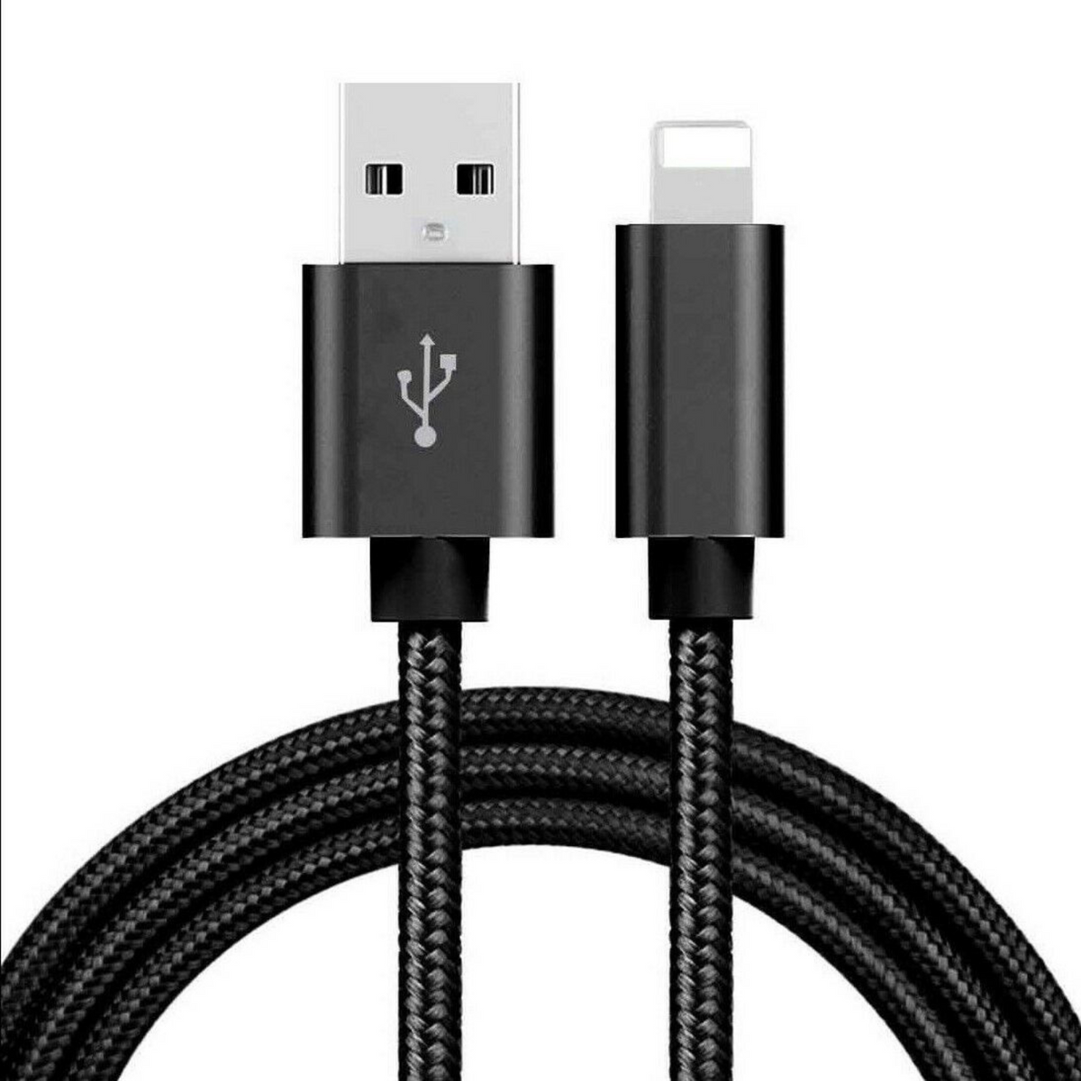 iPhone 6 7 8 11 12 13 14 Pro Max Braided Fast USB Cable Cord Charger iPad