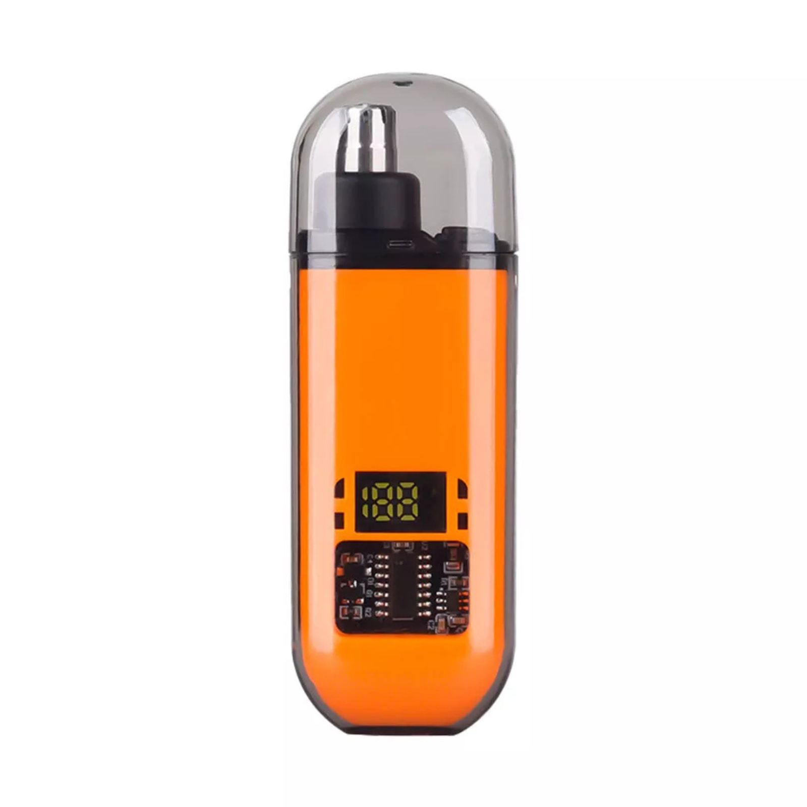 Orange Nose Hair Trimmer Portable For Men Rechargeable Ear Hair Trimmer