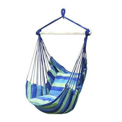 Hanging Soft Hammock Chair Portable Green Outdoor Garden Camping Swing