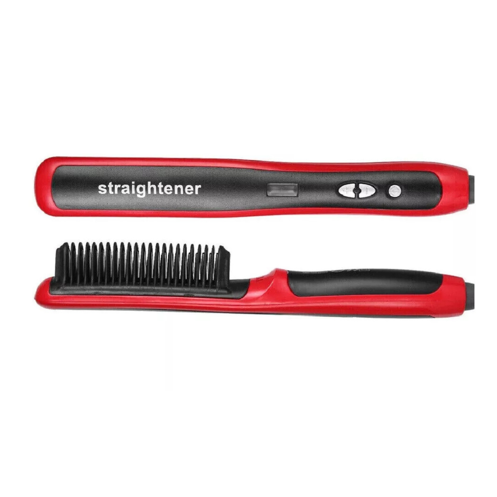 Beard Straightener LCD Electric Quick Heated Brush Hair Comb Curling Curler Show
