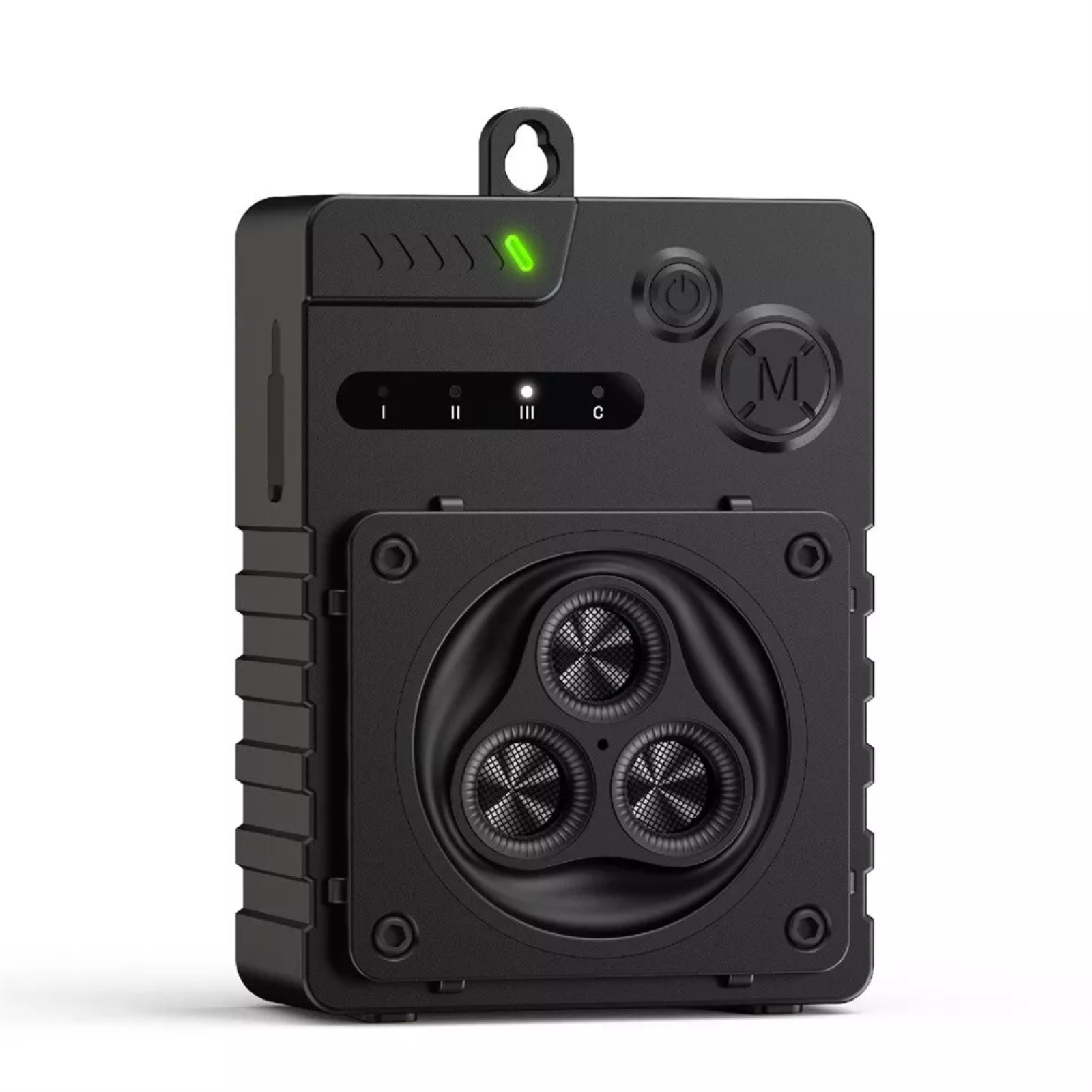 Ultrasonic Dog Barking Control Outdoor Anti Bark Device Stop Repeller Black