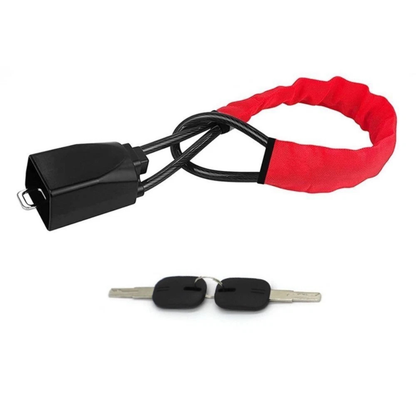 Red Universal Steering Wheel Lock Car Security Anti-Theft Device Strong