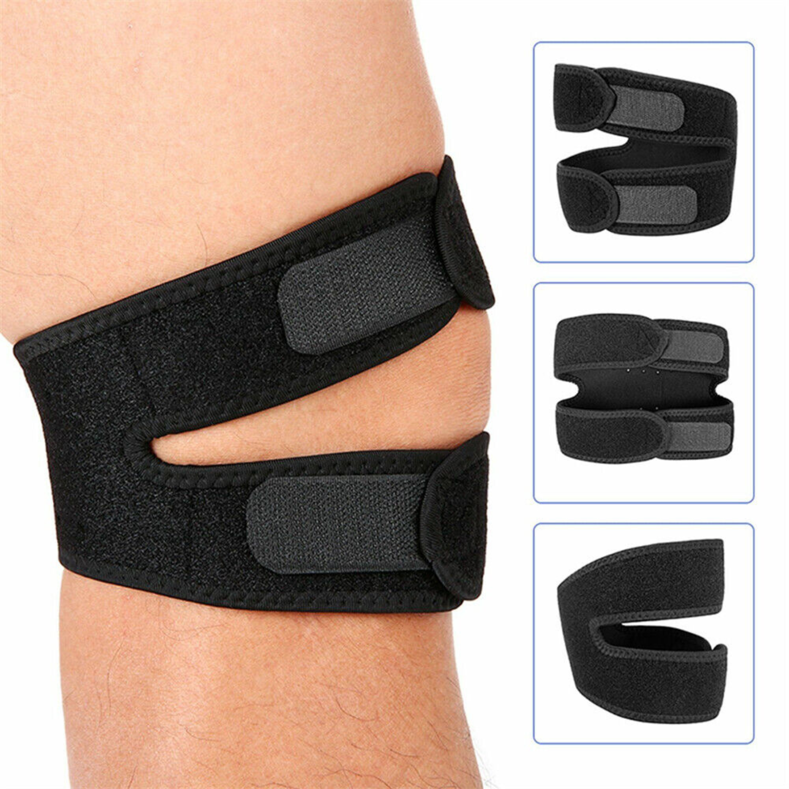 Knee Brace Support Strap Knee Strap Dual Action Open Patella Sports Exercise