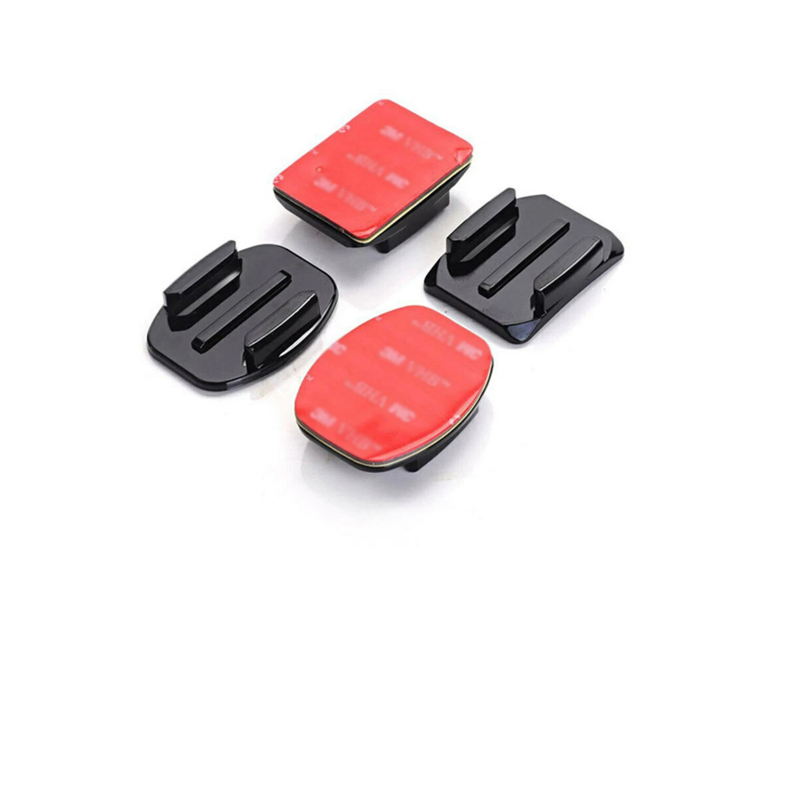 GoPro Hero 4/3/2/1 Camera Accessories 4 Pack Curved & Flat Adhesive Mounts
