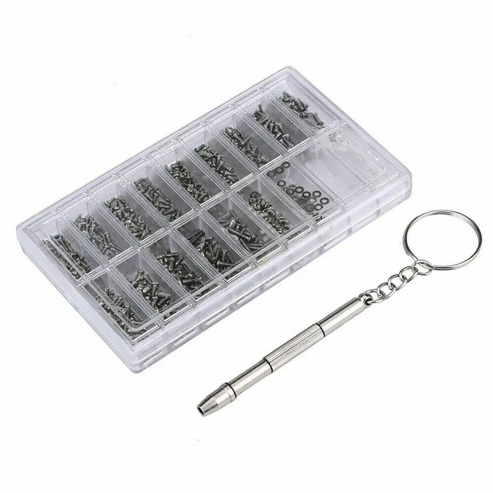 Eyeglass Glasses Watch Screwdriver Kit Set Screws Nuts 1000PCS Tiny Repair