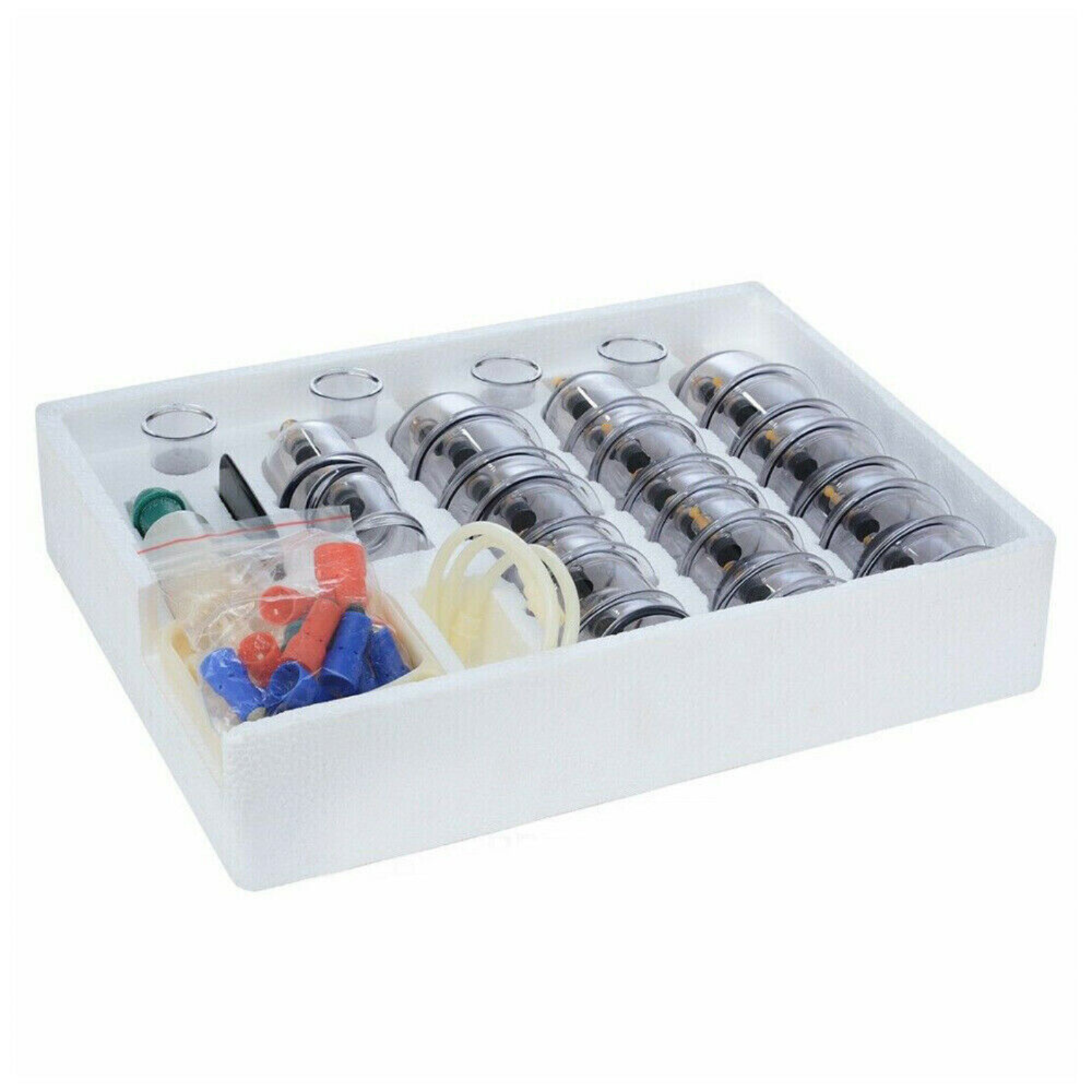 Acupuncture Suction Massager 32 Cups Set Vacuum Massage Cupping Kit Pain Relief