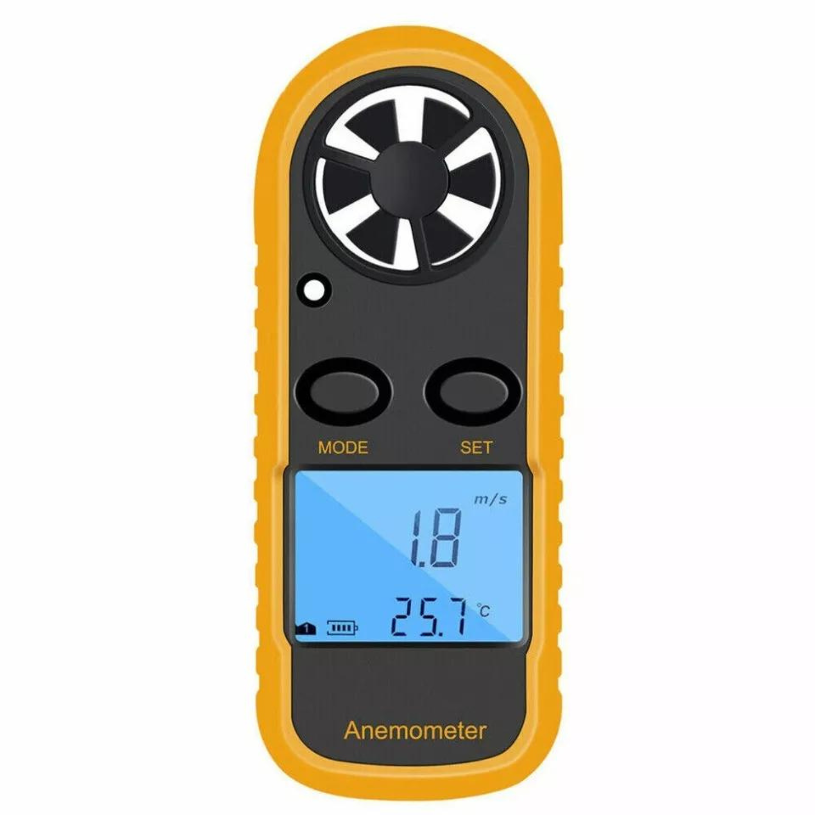 Air Gauge Speed Meter Velocity LCD Digital Anemometer Thermometer