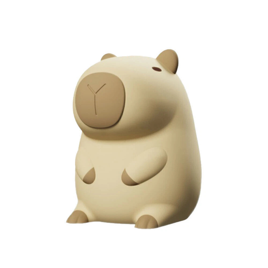 USB Rechargeable Capybara LED Night Light for Kids Cute Orange Lamp
