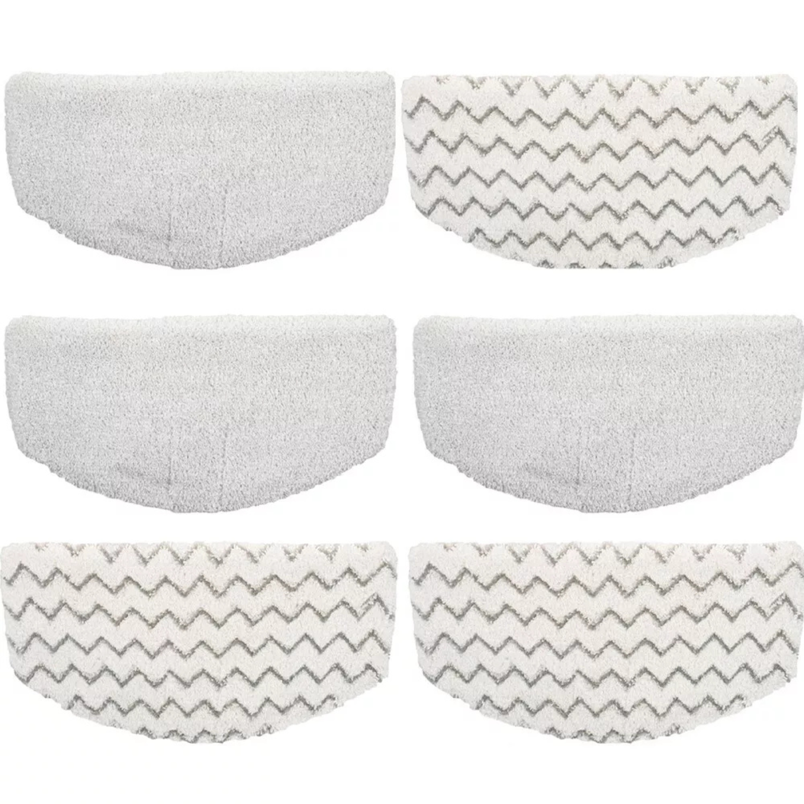 3 pack 3 Whites +3 Stripes Steam Mop 1940 1440 1544 1806 Replacement Pads
