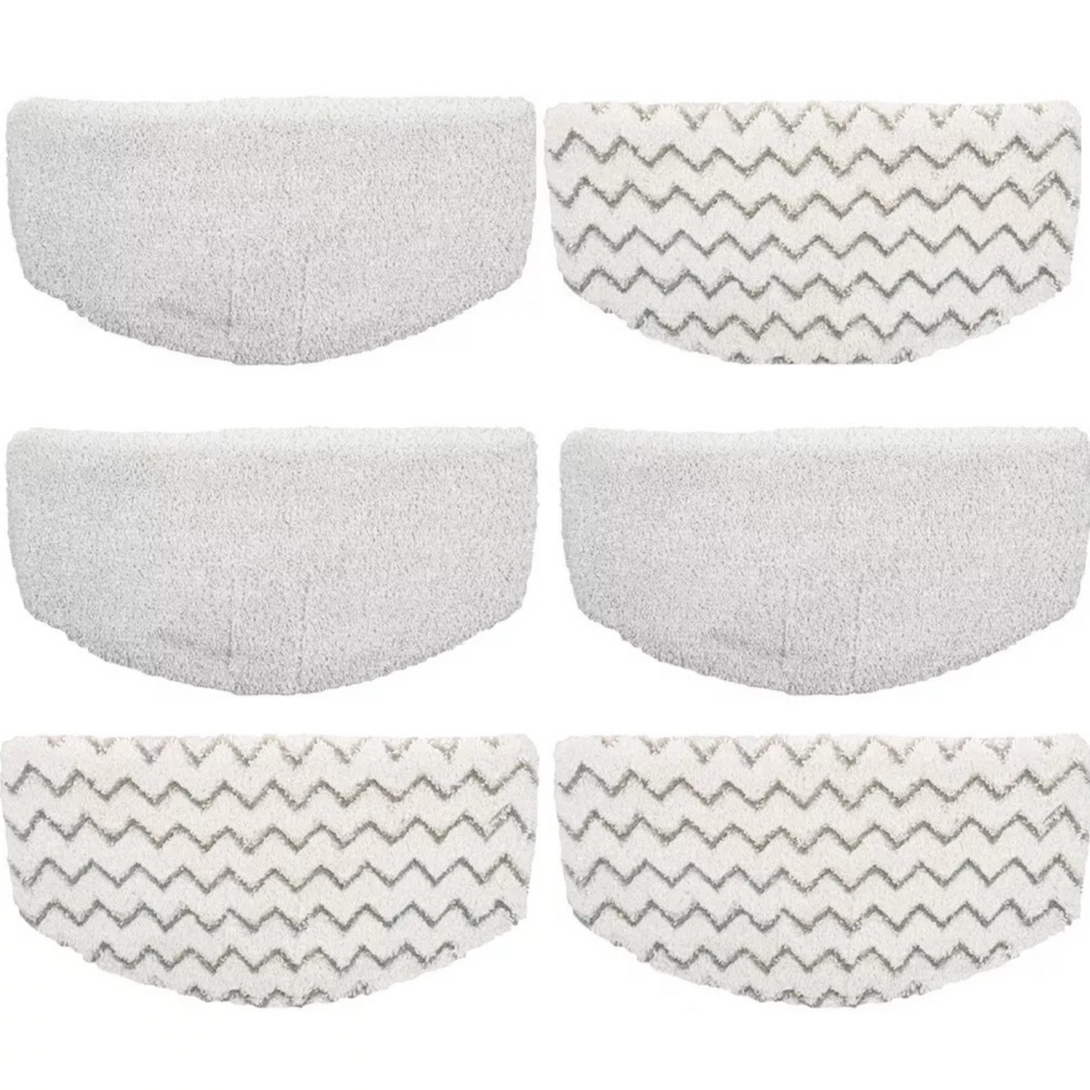3 pack 3 Whites +3 Stripes Steam Mop 1940 1440 1544 1806 Replacement Pads