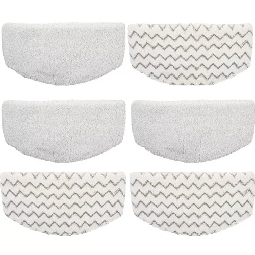 3 pack 3 Whites +3 Stripes Steam Mop 1940 1440 1544 1806 Replacement Pads