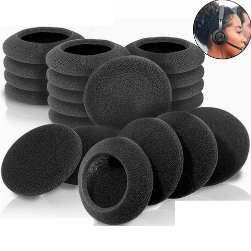 Foam Ear Pads Sponge Covers for Headphones and 5.5cm Audio Devices
