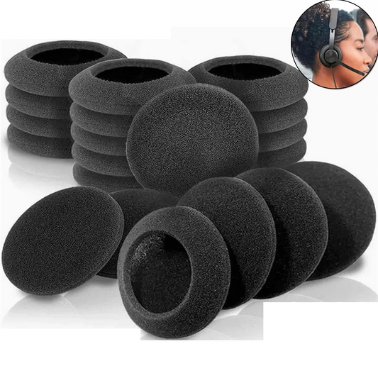 Foam Ear Pads Sponge Covers for Headphones and 5.5cm Audio Devices