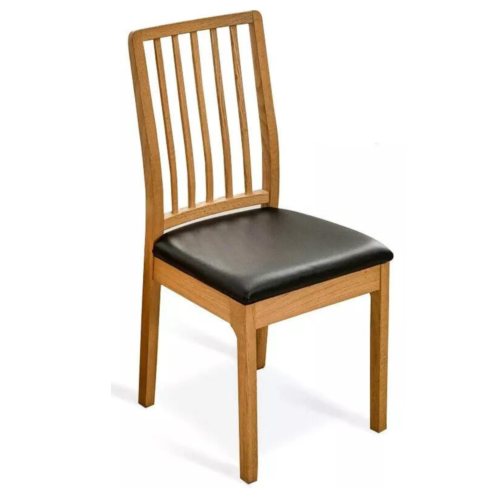 Home Stretch Dining Seat Slipcover Black Leather Chair Cushion Waterproof