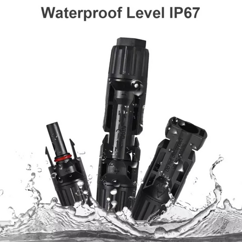 IP67 Solar Panel Connectors 5Pairs Male Female Cable Waterproof