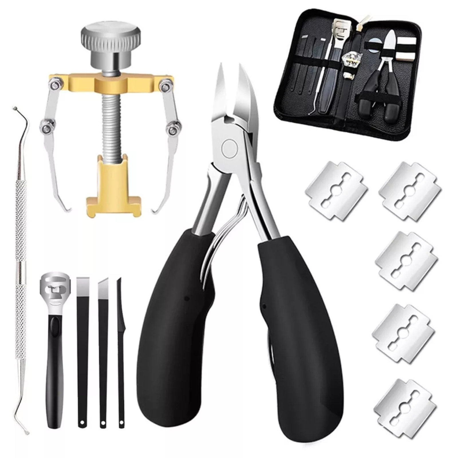 Chiropody Podiatry Set Fungus Ingrown Scissors Toenail Toe Nail Clipper Cutter