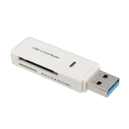 High Speed SD SDHC SDXC Micro 2 In 1 USB 3.0 Card Memory Reader Writer Adapter