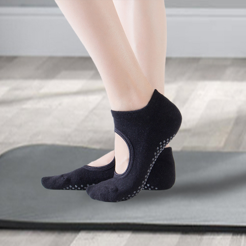 Massage Ballet Socks with Grip Yoga Socks Non-Slip Pilates Exercise Cotton