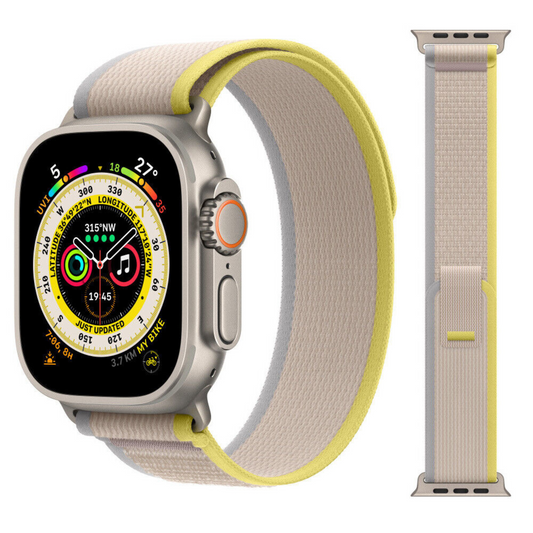 Yellow/Beige Trail Loop Apple Watch Band Strap IWatch Series SE 42/44/45/49mm