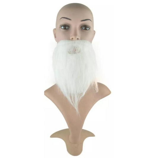 White Hair Rainbow Party Santa Facial Halloween Costume Fake Beard Moustaches