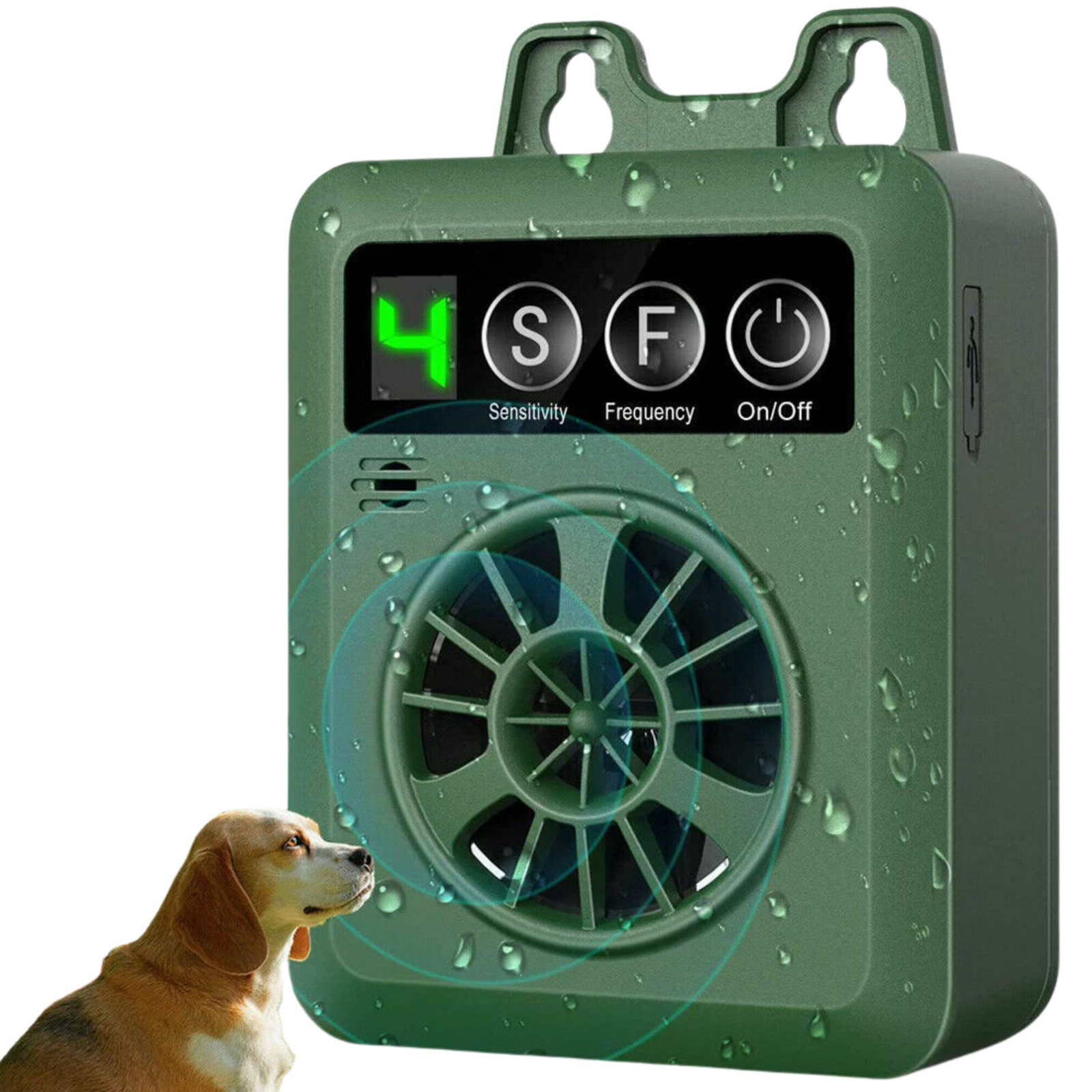 Ultrasonic Dog Barking Control Stop Anti Bark Device Repeller Trainer Outdoor