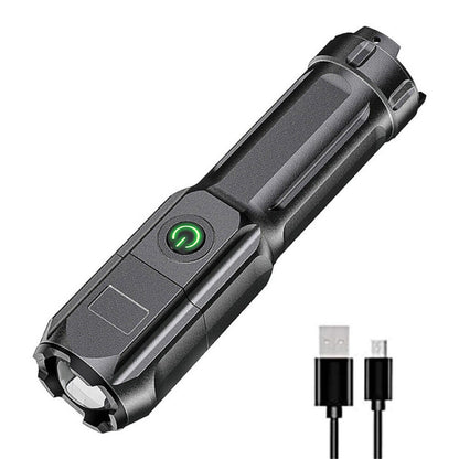 USB Rechargeable 990000LM Waterproof Tactical Flashlight CREE LED Zoomable Torch