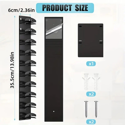 Multi Tier Wall Mounted Hat Rack Organiser Storage Display Stand
