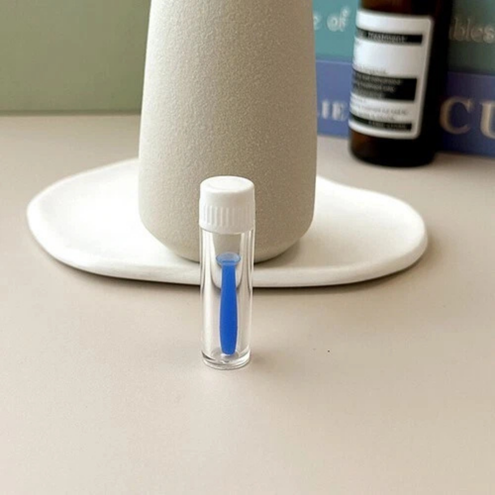 Plunger Inserter Sucker Stick Silicone Contact Lens Remover Suction Forceps 1x