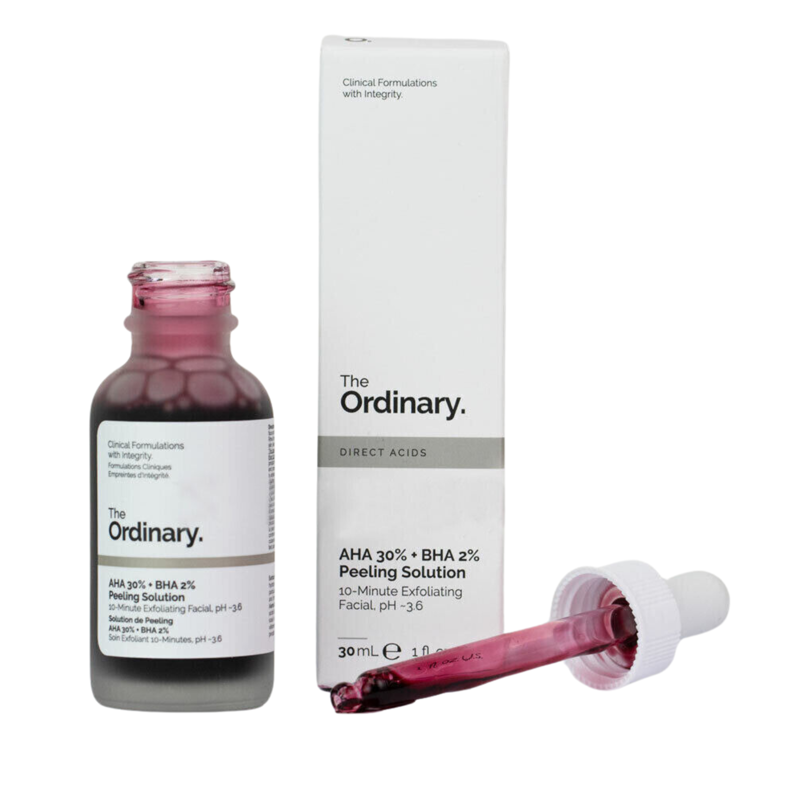 AHA BHA Peeling Solution 30ml | Clear Blemishes & Pores – Memory Tech