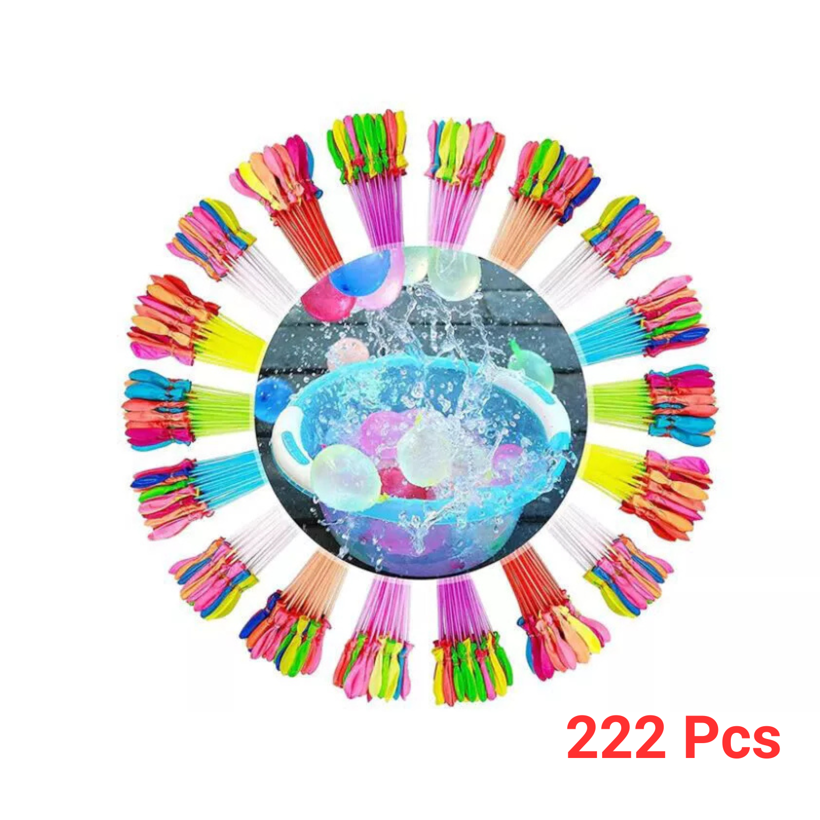 222x Magic Beach Party Self Bunches Tying Water Balloons