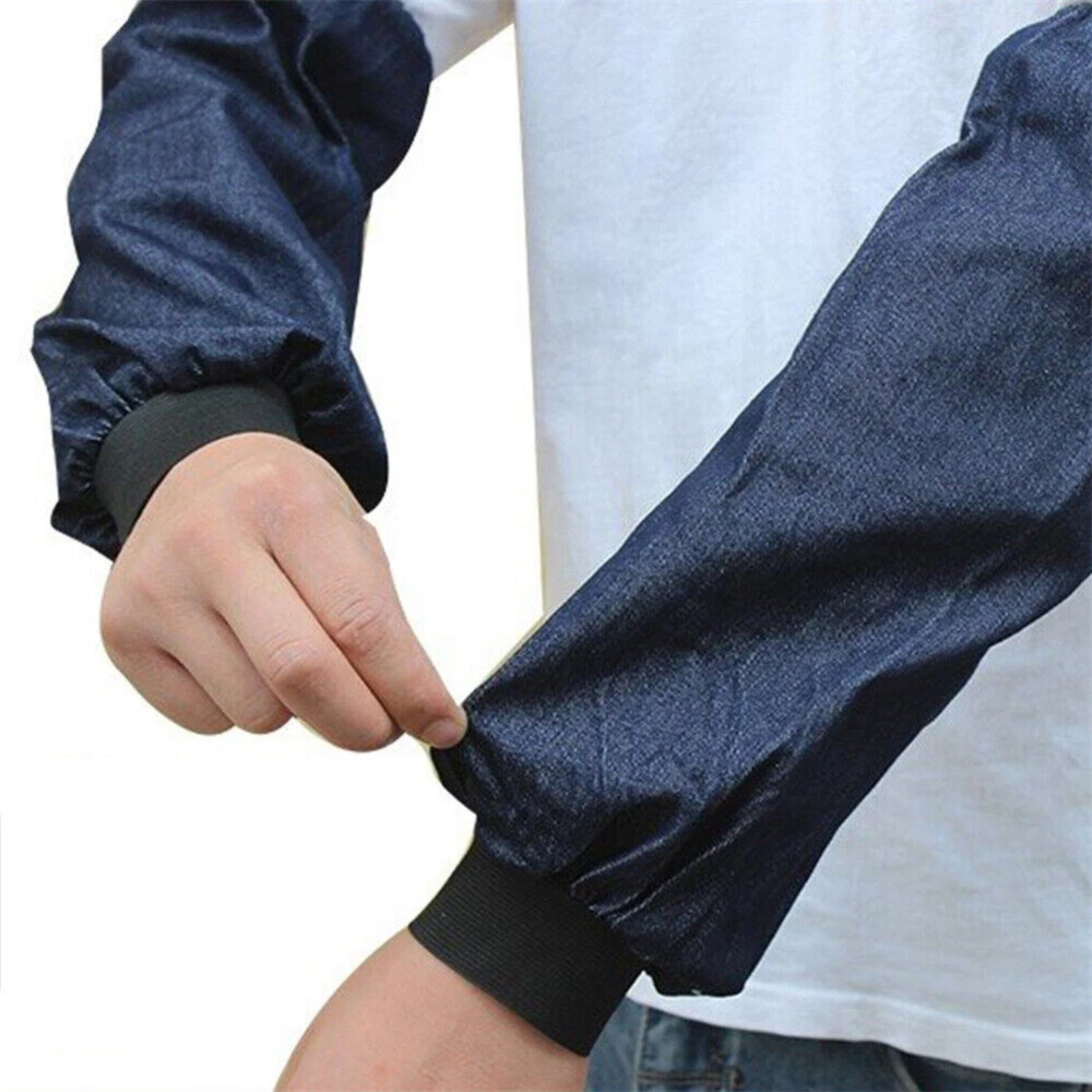 1 Pair Welding Sleeves Arm Protection Flame-Resistant Sun Welder Cover