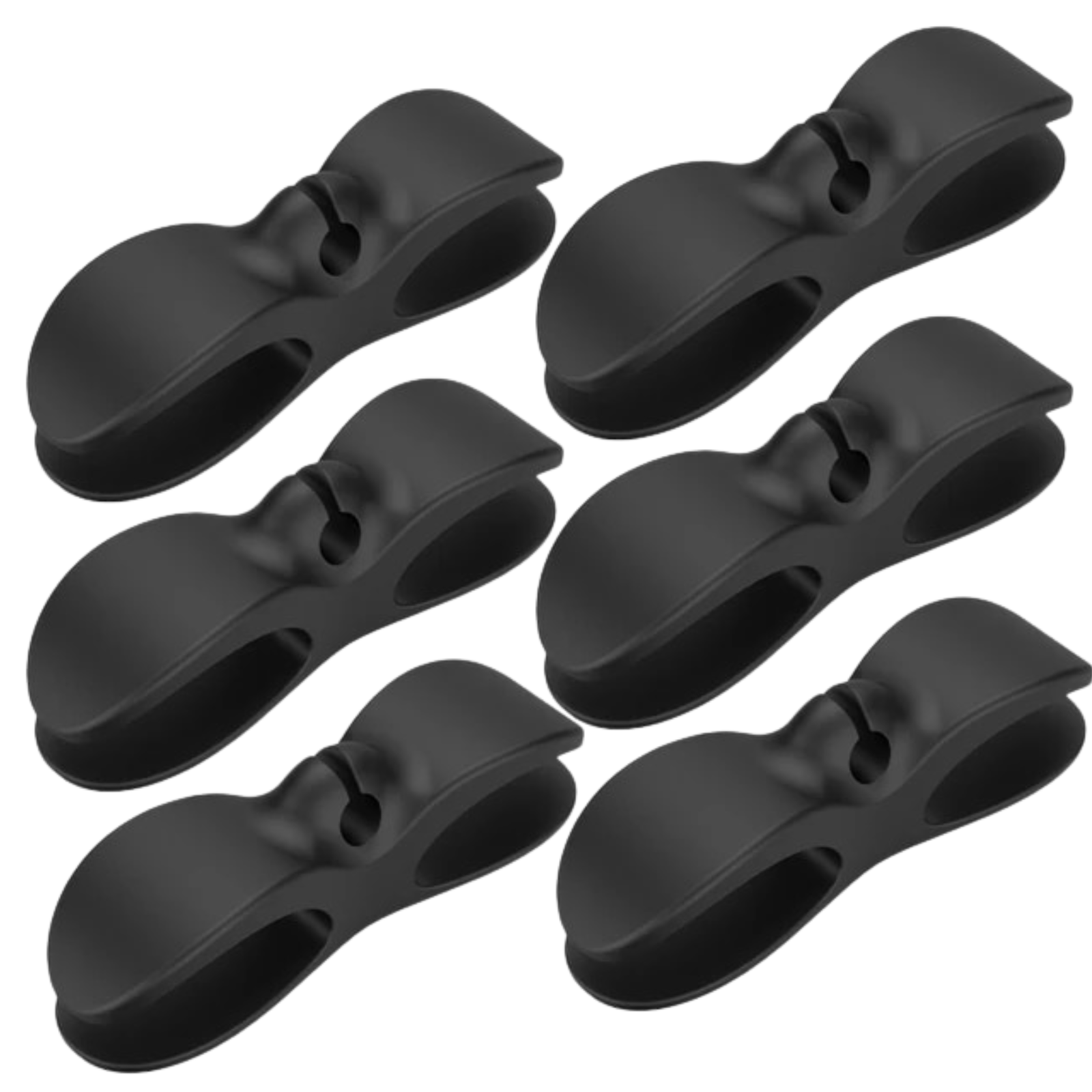 Kitchen Appliances Black Cord Organizer 6PCS Winder Cord Holder  Wrap Home
