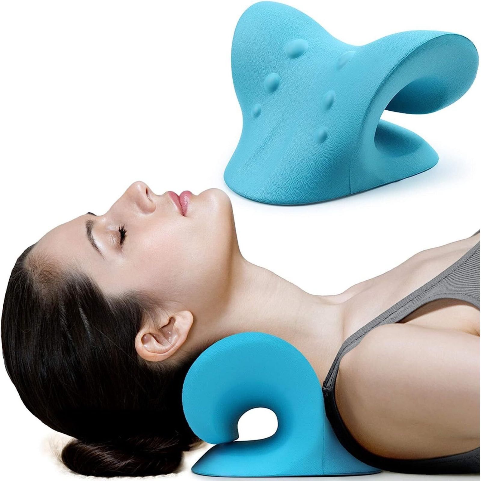 Neck Stretcher Cervical Pain Relief Neck Traction Pillow Original Cloud Shape