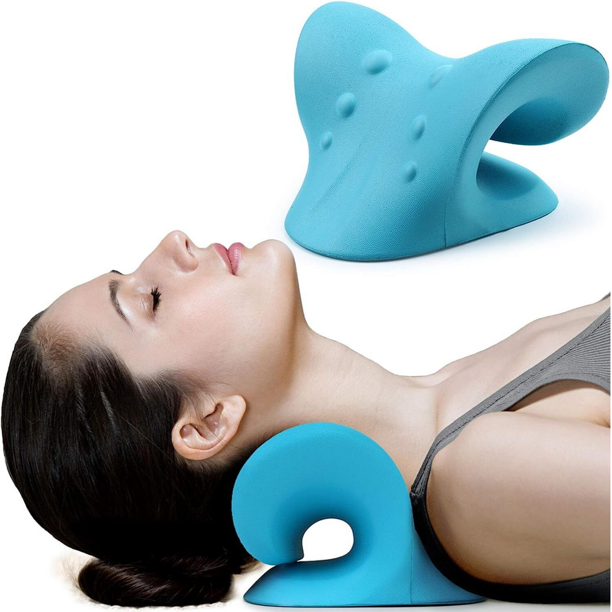 Neck Stretcher Cervical Pain Relief Neck Traction Pillow Original Cloud Shape
