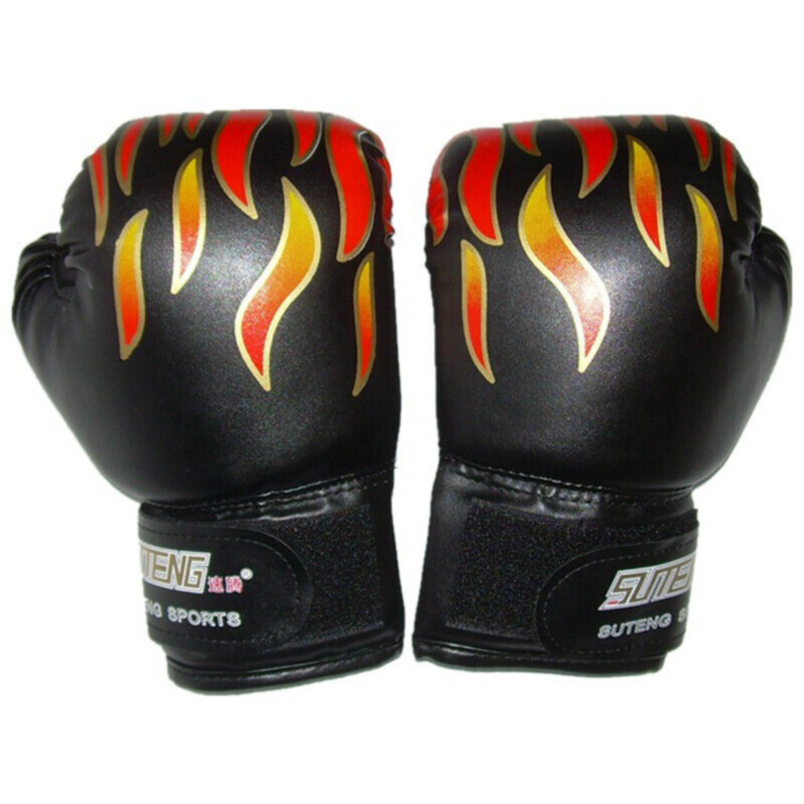 MMA Kick Boxing Training Gloves Children Kids Sparring Punching Gloves Black