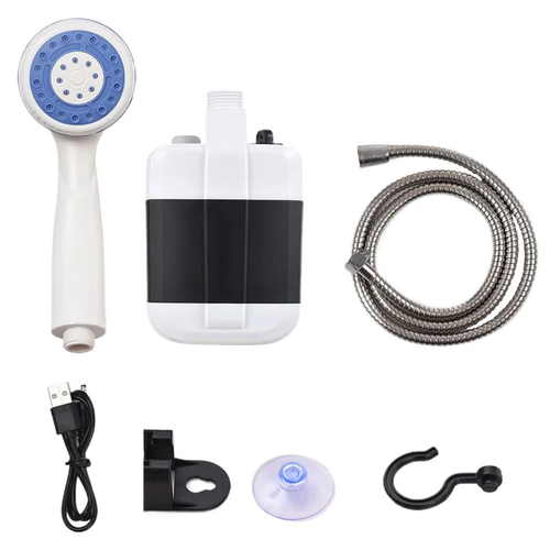Portable Camping Shower USB Rechargeable Mobile Outdoor Water Pump System