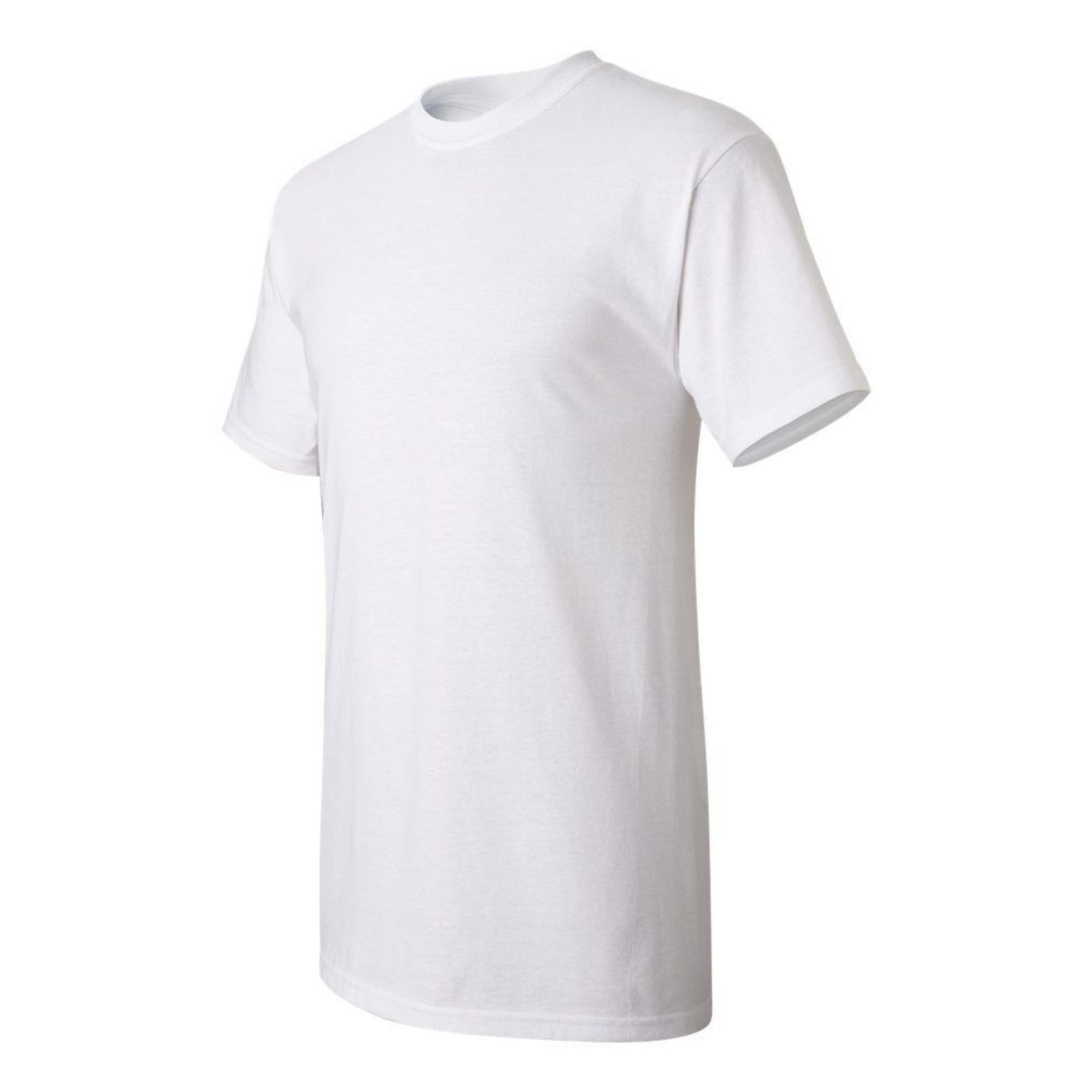 Basic Tee White Premium Men's Plain Blank T-shirt  XLarge Size